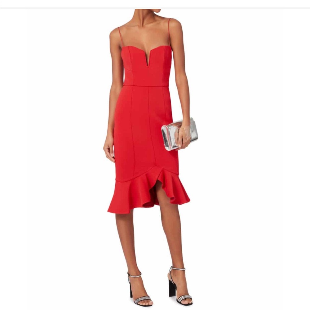 NICHOLAS FLIP HEM BRA DRESS